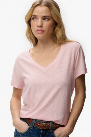 "studios" slub v neck tee superdry & co