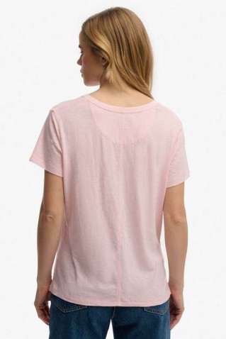 "studios" slub v neck tee superdry & co