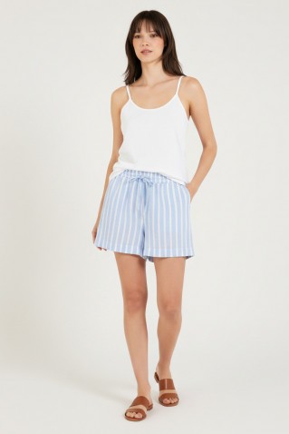 linen stripes shorts philosophy