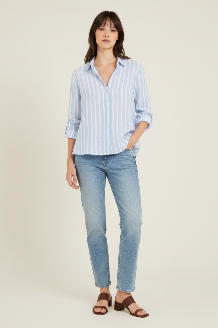 linen stripes shirt philosophy