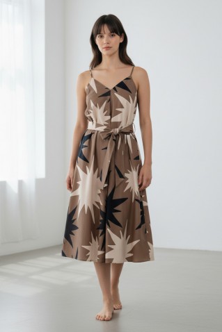 voile print slip dress philosophy