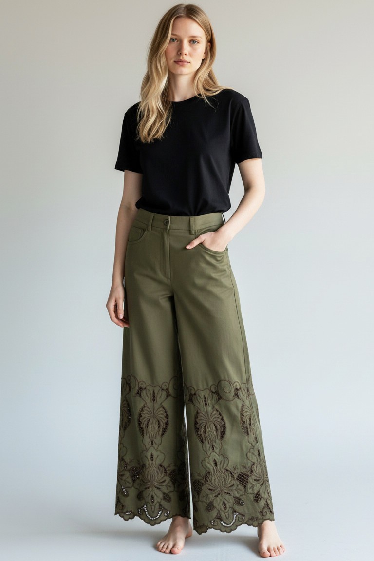 wide leg pants moutaki