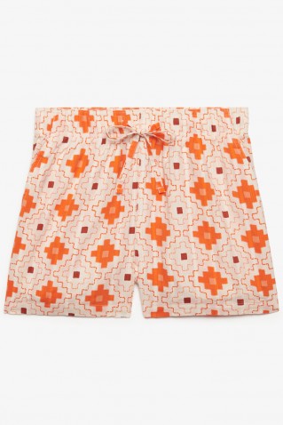 cotton printed beach shorts superdry & co