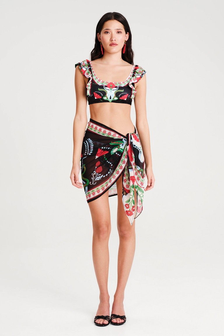 pomegranate sarong peace & chaos