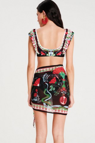 pomegranate sarong peace & chaos