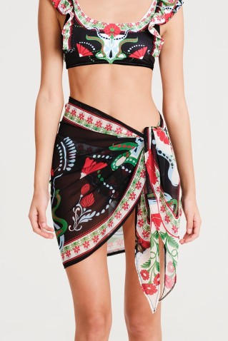 pomegranate sarong peace & chaos