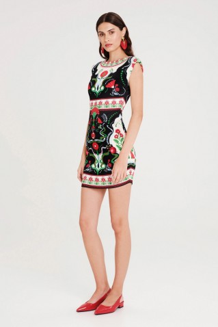 pomegranate bodycon dress peace & chaos