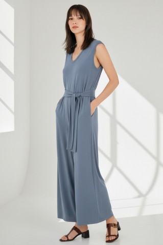 rib v-neck jumpsuit philosophy