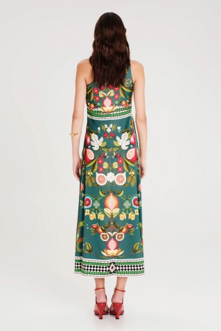 nectar one shoulder long dress peace & chaos