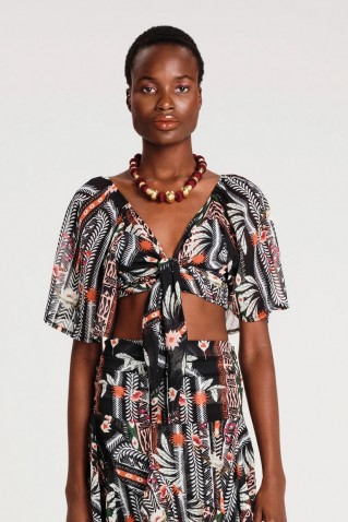 myrtle warpa crop top peace & chaos