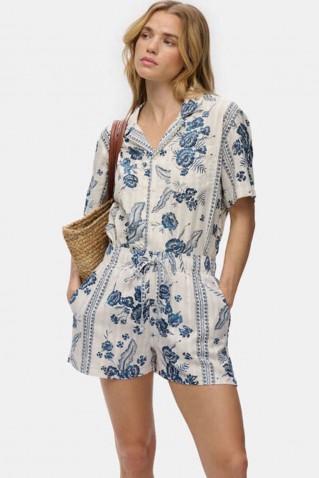 cotton printed beach shorts superdry & co
