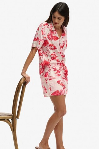 cotton printed beach shorts superdry & co