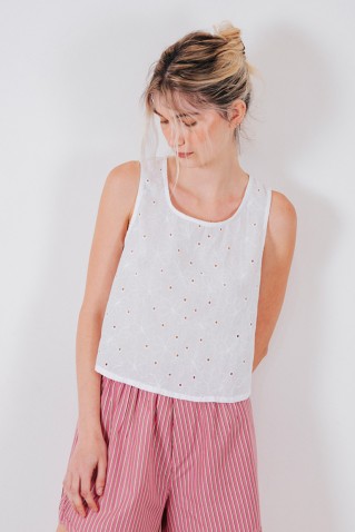 embroidered top badila