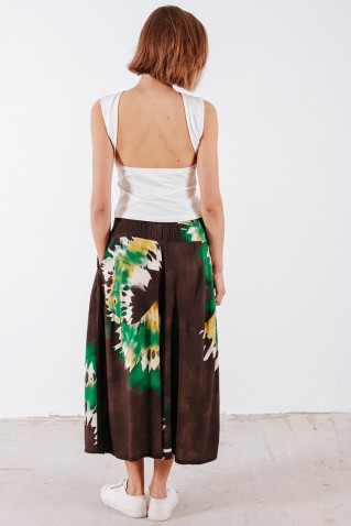 printed wide leg pants badila