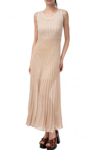 long knitted dress moutaki