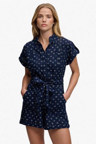 belted utility playsuit superdry & co