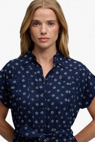 belted utility playsuit superdry & co