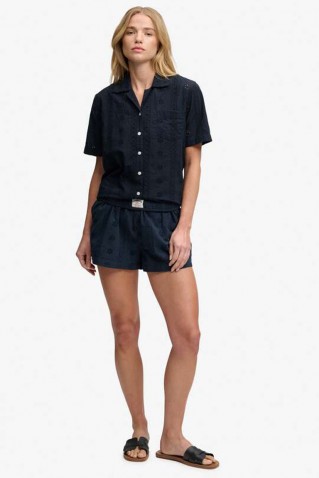 heritage bronderie shirt superdry & co
