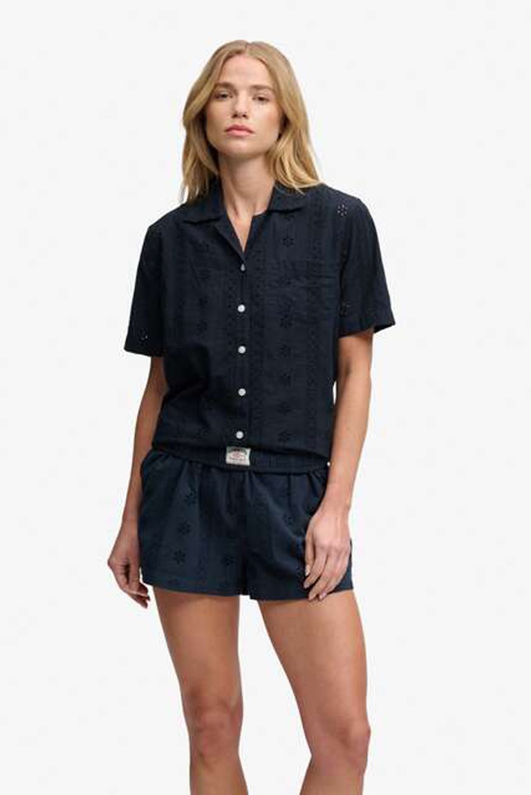 heritage bronderie shirt superdry & co
