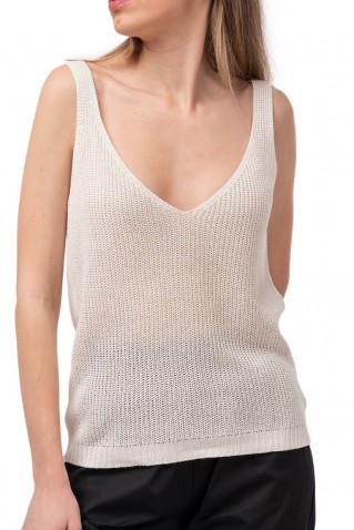 knitted tank top moutaki
