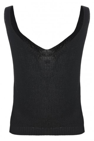 knitted tank top moutaki