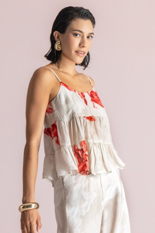 printed top moutaki