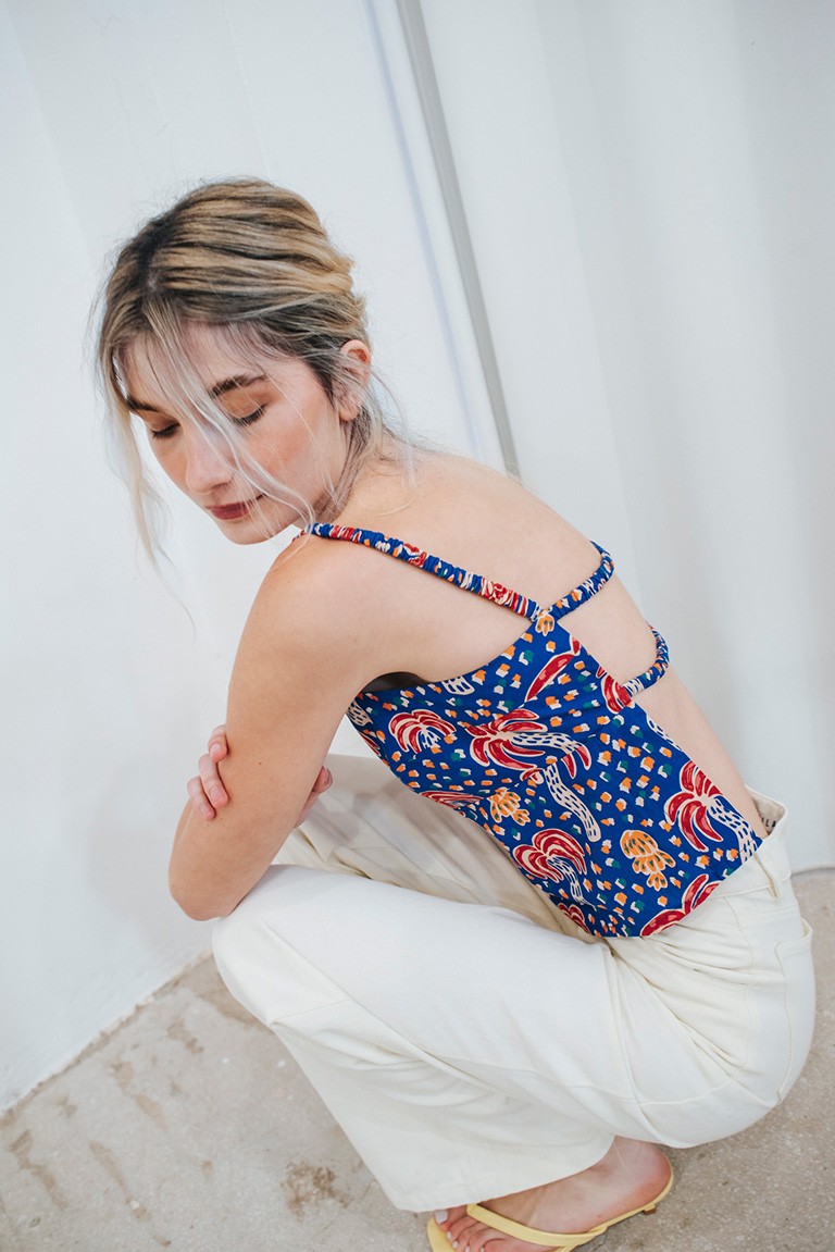 printed top badila