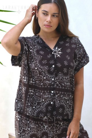 claire short dress lara ethnics