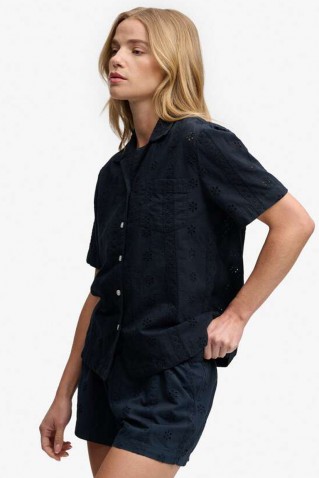 heritage bronderie shirt superdry & co