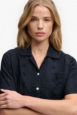 heritage bronderie shirt superdry & co