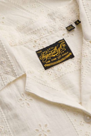 heritage bronderie shirt superdry & co