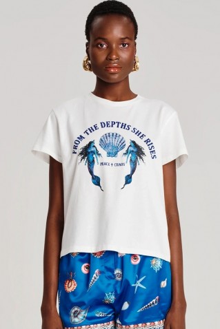 seashellt-shirt peace & chaos