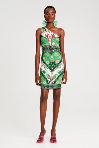 oasis one shoulder bodycon dress peace & chaos