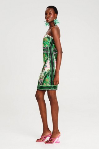 oasis one shoulder bodycon dress peace & chaos