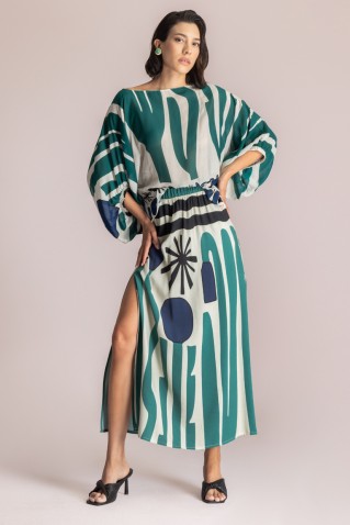 printed skirt moutaki