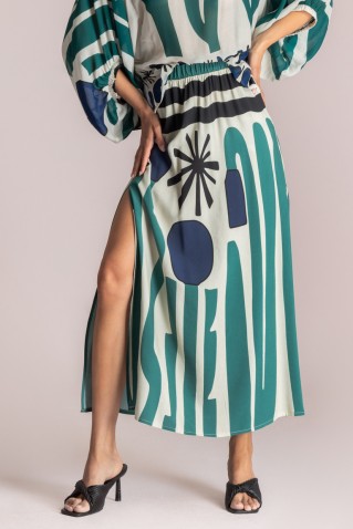 printed skirt moutaki