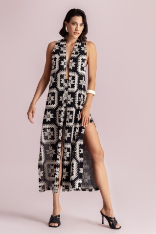 long vest moutaki