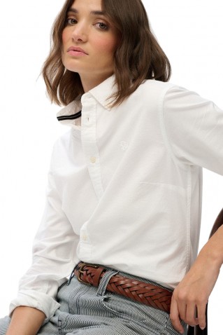 slim oxford bd l/s shirt superdry & co