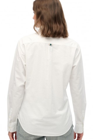 slim oxford bd l/s shirt superdry & co