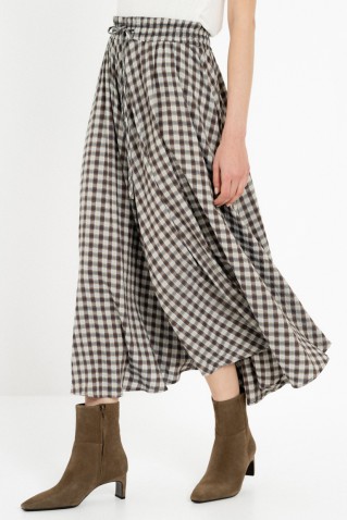 plaid long skirt philosophy