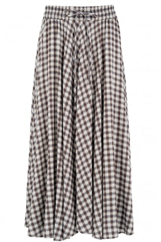plaid long skirt philosophy