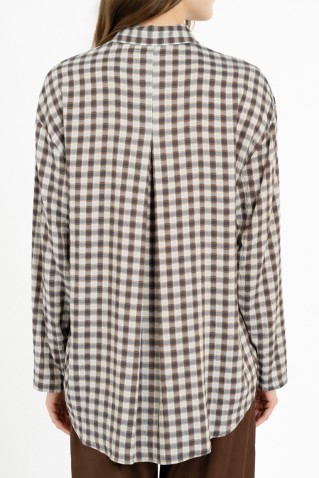 plaid oversized shirt philosophy