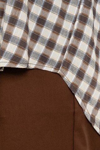 plaid oversized shirt philosophy