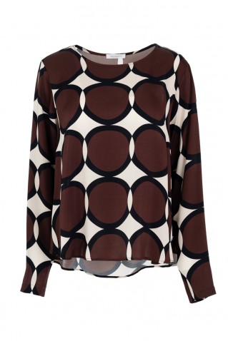 satin print top philosophy