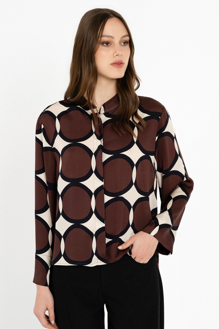 satin print shirt philosophy