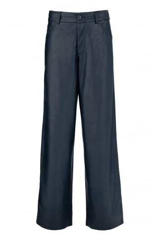 ecoleather wide leg philosophy blueblack
