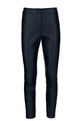 ecoleather slim fit pants philosophy blueblack