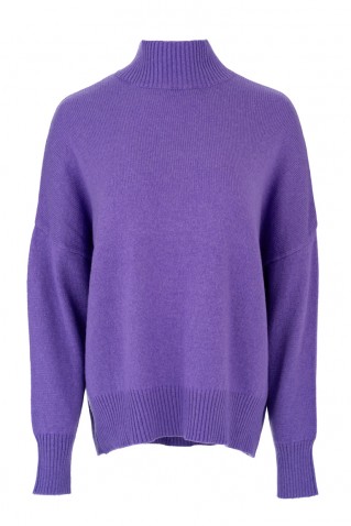 cashmere turtleneck sweater philosophy lilac
