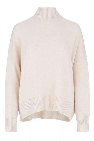 cashmere turtleneck sweater philosophy beige
