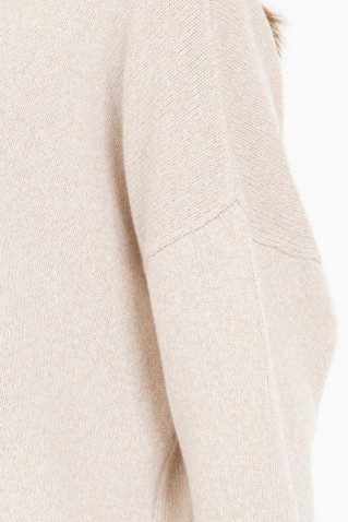 cashmere cropped cardigan philosophy beige